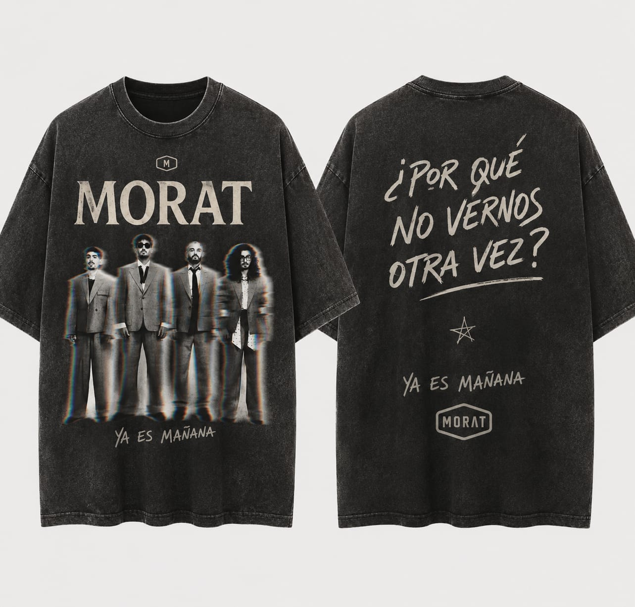 Camiseta Oversize Acid Wahs Morat YEM